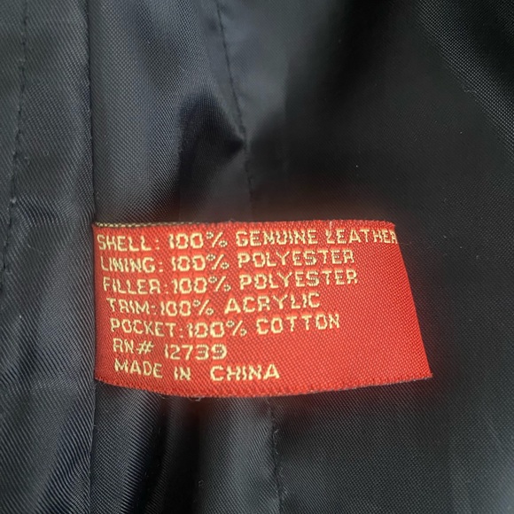 Oversized Genuine Leather Jacket/Coat - Picture 6 of 6